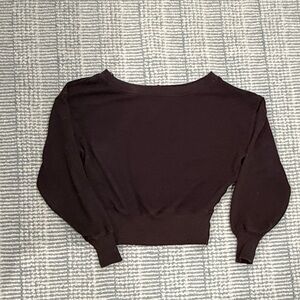 Aerie Off-the-Shoulder Sweater in Black